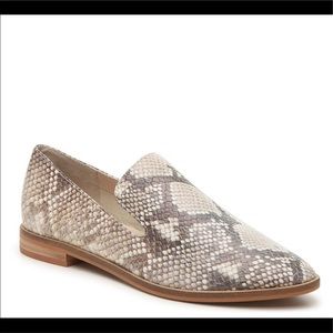 Levity Carla snake skin loafer, size 8.5
